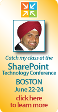 SPTechCon09 Badge