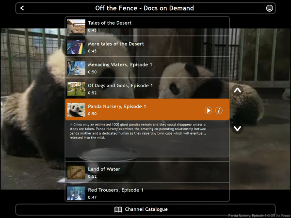 Joost Screenshot - Panda Nursery