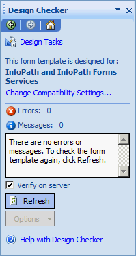 InfoPath Design Checker