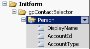 InfoPath gpContactSelector Data Source