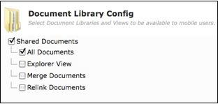 Mobile Entree Global Config